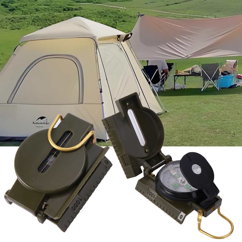 Compass Lensatic - Bussola professionale impermeabile, con struttura in