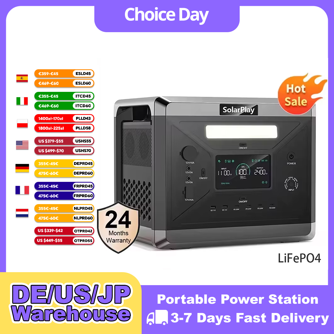 Solar Emergency Charger - Centrale elettrica portatile SOLARPLAY Q2501 per