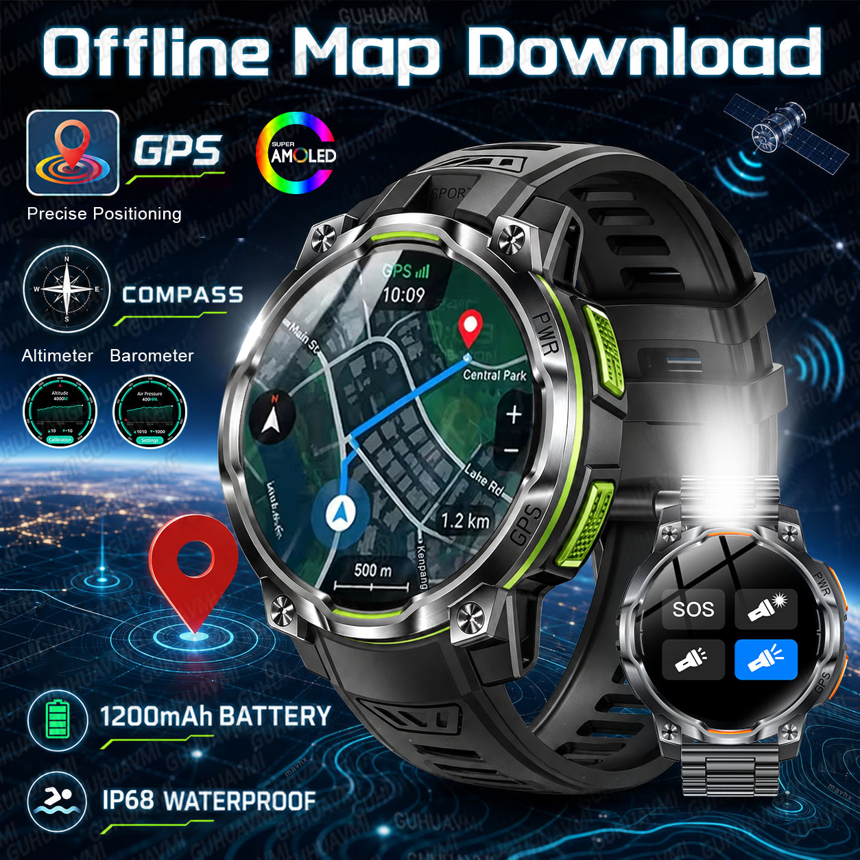 Smartwatch GPS Militare 2026,  - Compass Lensatic recensione e prezzo